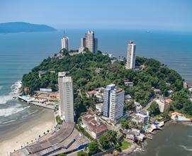 Imagem de um dia bonito e ensolarado em São Vicente